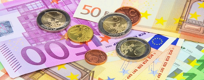 billets et pieces en euro