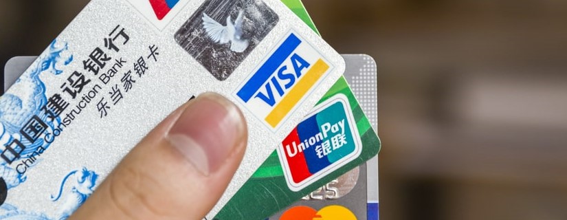 UnionPay, Visa et Mastercard.