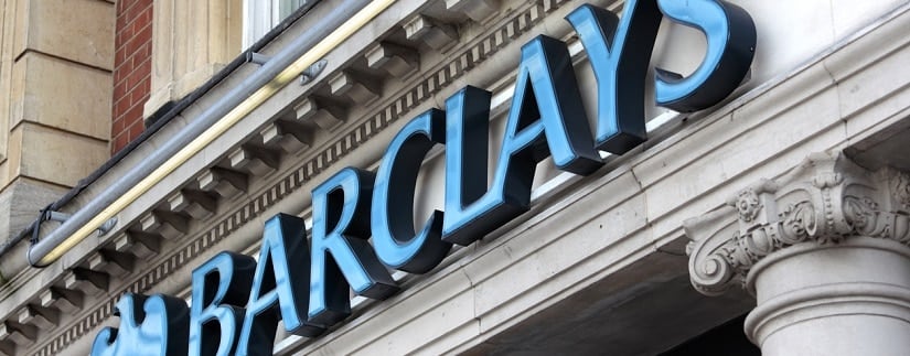 Enseigne de la banque Barclays