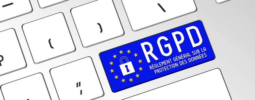Clavier avec la touche RGPD 