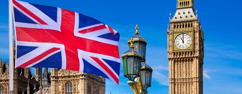 Chambres du Parlement et composition du drapeau britannique