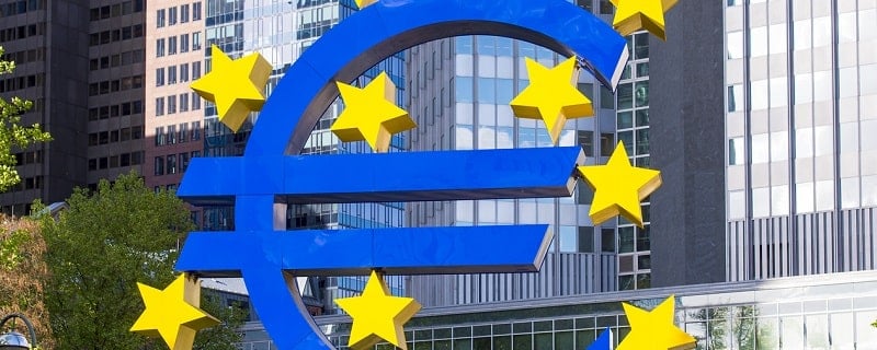 Sculpture du signe de l’Euro