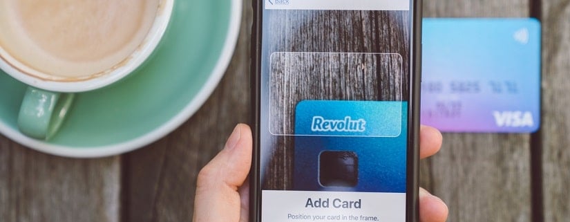 Revolut application bancaire sur un smartphone