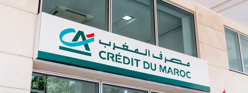Logo et enseigne de Credit du Maroc Bank.