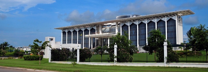 bâtiment du Sénat au Gabon