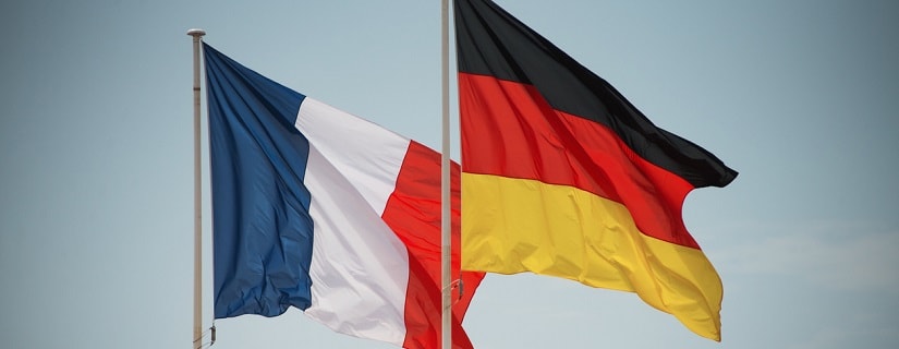 drapeau allemand et francais