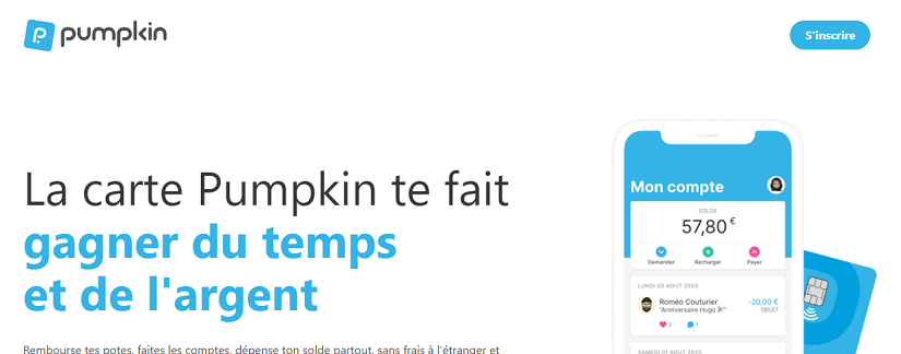 capture écran du site Pumpkin
