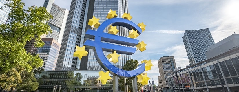 Euro-Symbol à Francfort.