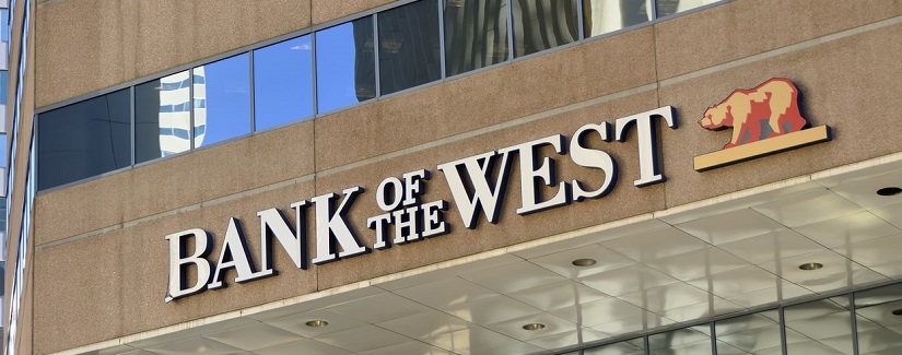 Une succursale de la Banque de l’Ouest à Denver, Colorado.