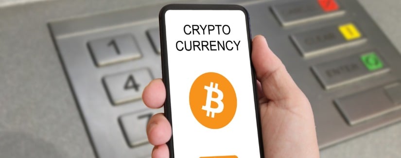 Bitcoin blockchain crypto-monnaie téléphone mobile cyber-banque internet.