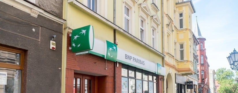 Swiebodzin, Pologne - 1er juin 2021 : Filiale de la marque BNP Paribas bank.