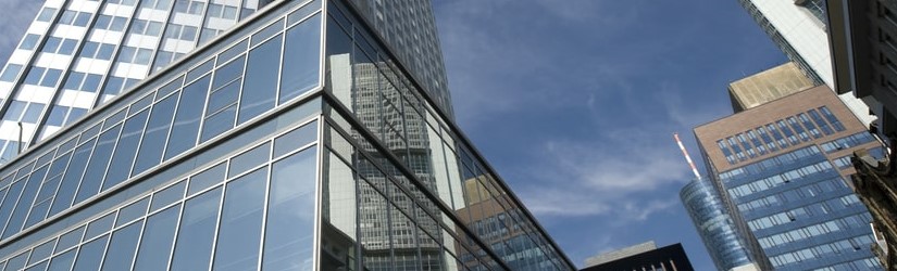 Gratte-ciel du bâtiment de la Banque centrale européenne. Situé à Francfort, Allemagne