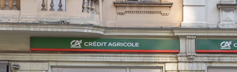 Crédit Agricole de la Banque Française dans la rue Kolarceva à Belgrade.