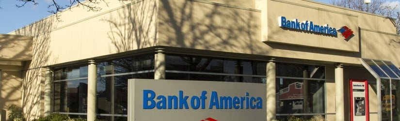 L’extérieur d’une succursale de Bank of America (BofA).