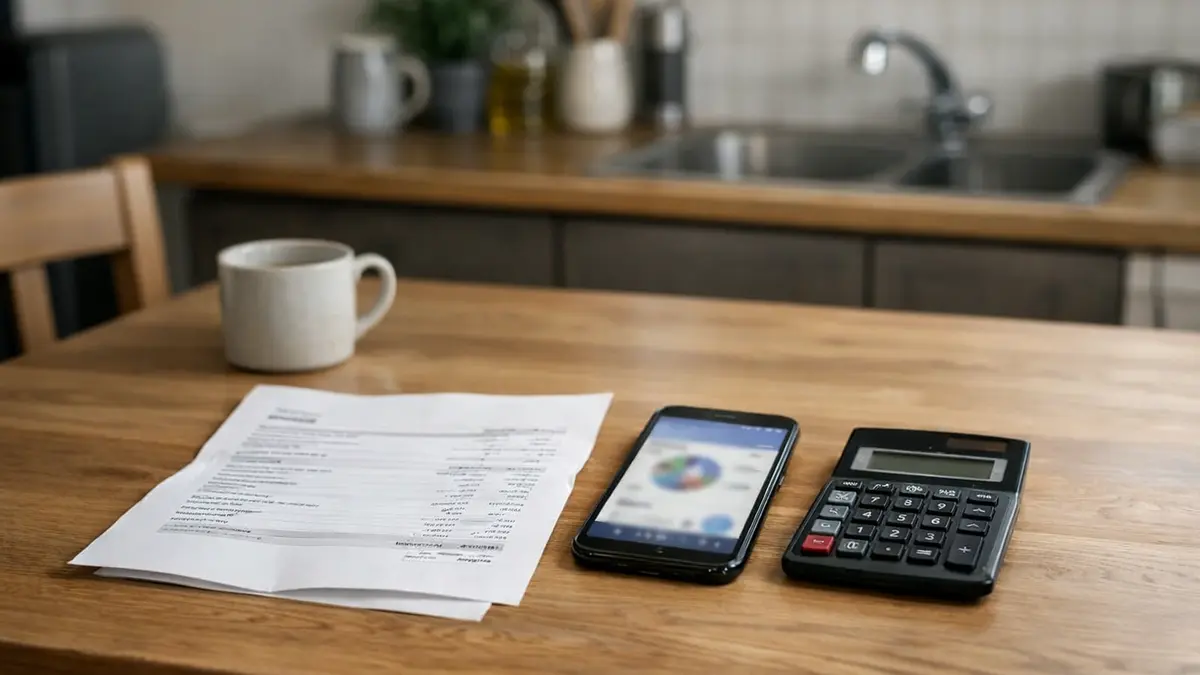 Relevé bancaire et application mobile illustrant un compte courant