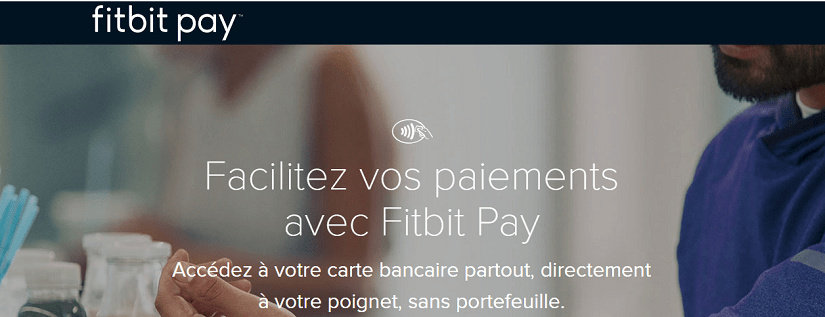 capture écran du site Fitbit Pay 