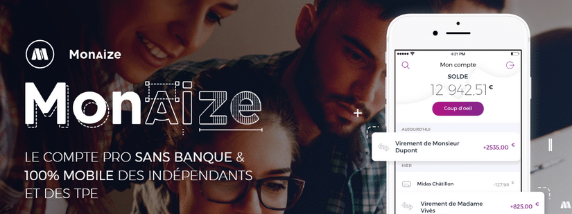 Site de la startup Monaize
