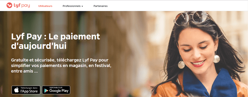capture ecran du site de Lyf Pay