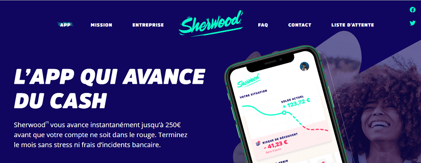 capture écran du site Sherwood
