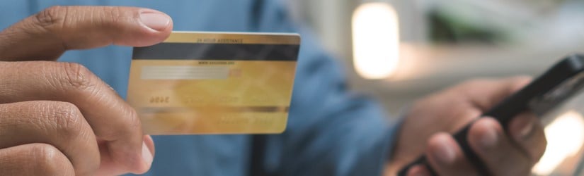 concept shopping online Payer par carte de crédit.