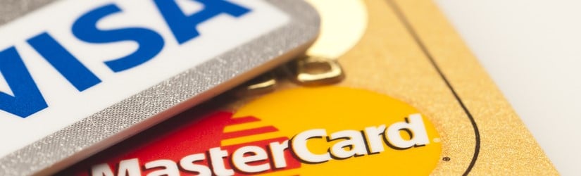 Carte bancaire Visa et Mastercard sur les cartes de crédit platine et or.